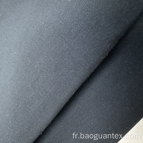 Tissu de coton en polyester résistant aux rides confortables